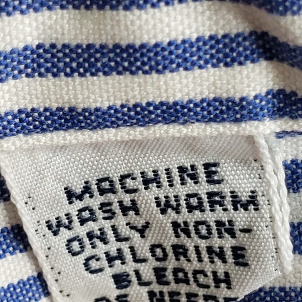 Polo Ralph Lauren Oxford Shirt Mens Size XXL LS Button Down Yarmouth Blue Stripe - Picture 8 of 9